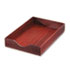 CVR07223 - Hardwood Legal Stackable Desk Tray, Mahogany