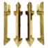 CVR07256 - Hardwood Stackable Desk Tray, Four-Posts, Brass
