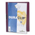 DBL220331 - Vinyl DuraClip Report Cover w/Clip, Letter, Holds 30 Pages, Clear/Maroon