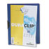 DBL221407 - Vinyl DuraClip Report Cover, Letter, Holds 60 Pages, Clear/Dark Blue