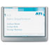 DBL486137 - Click Sign Holder For Interior Walls, 6 3/4 x 1/2 x 5 1/8, Graphite