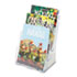 DEF77301 - Multi Compartment DocuHolder, 3 Compartments, 9-1/2w x 8d x 12-5/8h, Clear