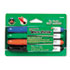 DIX92040 - White System Dry Erase Marker, Chisel Tip, Assorted Colors, 4/Set