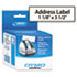 DYM30252 - Address Labels, 1-1/8 x 3-1/2, White, 700/Box