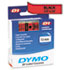 DYM45017 - D1 Standard Tape Cartridge for Dymo Label Makers, 1/2in x 23ft, Black on Red