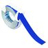 DYM520106 - Self-Adhesive Glossy Labeling Tape for Embossers, 3/8in x 9-34ft Roll, Blue