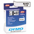 DYM53710 - D1 Standard Tape Cartridge for Dymo Label Makers, 1in x 23ft, Black on Clear