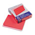 ESS152RED - Two-Tone File Folder, Straight Cut, Top Tab, Letter, Red/Light Red, 100/Box