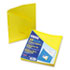 ESS32909 - Essentials Slash Pocket Project Folders, Jacket, Letter, Yellow, 25/Pack