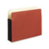 ESS35344 - Watershed 5 1/4 Inch Expansion File Pockets, Straight Cut, Letter, Redrope