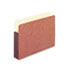 ESS35364 - Watershed 5 1/4 Inch Expansion File Pockets, Straight Cut, Legal, Redrope