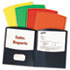 Oxford&reg; Contour Twin-Pocket Folders