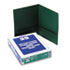 ESS53434 - Twin-Pocket Portfolio, Linen, Paper, Hunter Green