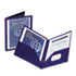 ESS57441 - ViewFolio Polypropylene Portfolio, 50-Sheet Capacity, Blue/Clear