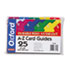 ESS73155 - Card Guides, Alpha, 1/5 Tab, Polypropylene, 5 x 8, 25/Set