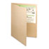 ESS78542 - Earthwise 100% Recycled Paper Twin-Pocket Portfolio, Natural
