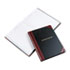 ESS806 - Visitor Register Book, Black/Red Hardcover, 150 Pages, 14 1/8 x 10 7/8
