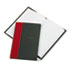 ESS96304 - Record/Account Book, Black/Red Cover, 144 Pages, 7 7/8 x 5 1/4