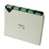 ESSMTN925 - Steel Top Tab Recycled Guides, Alpha, 1/5 Tab, Pressboard, Letter, 25/Set