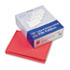 ESSR152RED - Two-Ply Reinforced File Folders, Straight Cut, Top Tab, Letter, Red, 100/Box