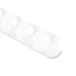 FEL52371 - Plastic Comb Bindings, 3/8" Diameter, 55 Sheet Capacity, White, 100 Combs/Pack