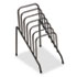 FEL72613 - Wire Step File Junior, Six Sections, 4 3/8 x 6 1/2 x 7 3/4, Black
