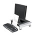 FEL8036601 - Monitor Riser, Height/Tilt Adjustable, Storage Drawer, Copyholder