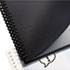 SWI9742491 - Leather Look Binding System Covers, 11 x 8-1/2, Black, 200 Sets/Box