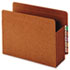 GLW63790 - Heavy-Duty Expanding File Pocket, End Tab, 5 1/4 Inch, Letter, Brown, 10/Box