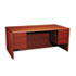 HON10791JJ - 10700 Series Desk, 3/4-Height Double Pedestals, 72w x 36d x 29-1/2h, Henna CY