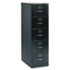HON315CPP - 310 Series Five-Drawer, Full-Suspension File, Legal, 26-1/2d, Black