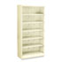 HON626CNL - 600 Series Open Shelving, 6-Shelf, Steel, Legal, 36w x 16-3/4d x 75-7/8h, Putty
