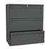 HON783LS - 700 Series Three-Drawer Lateral File, 36w x 19-1/4d, Charcoal