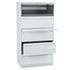 HON785LQ - 700 Series Five-Drawer Lateral File w/Roll-Out & Posting Shelf, 36w, Light Gray