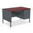 HONP3251RNS - Metro Classic Right Pedestal Desk, 48w x 30d x 29-1/2h, Mahogany/Charcoal