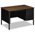 HONP3251RZP - Metro Classic Right Pedestal Desk, 48w x 30d x 29-1/2h, Columbian Walnut/Black
