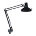 LEDL445BK - Three-Way Incandescent/Fluorescent Clamp-On Lamp, 40 Inch Reach, Black