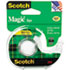 MMM122 - Magic Office Tape w/Refillable Dispenser, 3/4" x 650", Clear