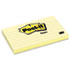 MMM635YW - Original Notes, 3 x 5, Lined, Canary Yellow, 12 100-Sheet Pads/Pack