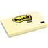 MMM655YW - Original Notes, 3 x 5, Canary Yellow, 12 100-Sheet Pads/Pack