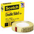 MMM66512900 - 665 Double-Sided Office Tape, 1/2" x 900", 1" Core, Clear