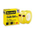 MMM6652PK - 665 Double-Sided Office Tape, 1/2" x 900", 1" Core, Clear, 2/Box