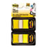 MMM680YW12 - Marking Flags in Dispensers, Yellow, 12 50-Flag Dispensers/Pack