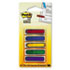 MMM684ARR1 - Arrow 1/2" Flags, Blue/Green/Purple/Red/Yellow, 20/Color, 100/Pack