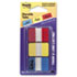 MMM686RYB - Durable File Tabs, 1 x 1 1/2, Assorted Standard Colors, 66/Pack