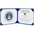 NSN1153250 - Award Certificate Binder, 8 1/2 x 11, Air Force Seal, Blue/Silver, GSA 7510001153250 