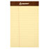 NSN3566726 - Legal Pad, Legal Rule, 5 x 8, Canary, 50 Sheets/Pad, 1 Dozen, GSA 7530013566726 
