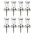 NSN9400935 - Push Pins, Plastic, Clear, 3/8", 100/Box, GSA 7510009400935 