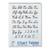 PAC74610 - Chart Tablets w/Cursive Cover, Ruled, 24 x 32, White, 25 Sheets/Pad