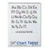 PAC74710 - Chart Tablets w/Manuscript Cover, Ruled, 24 x 32, White, 25 Sheets/Pad